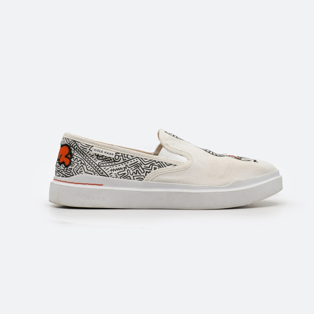 COLE HAAN X KEITH HARING Grandpro Rally Sneakers Size 8.5B